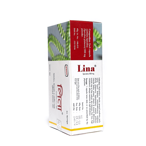 Lina Spirulina Capsules (30 Capsules)